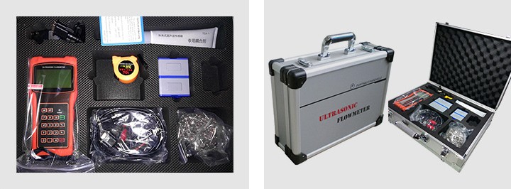 Data Logger Portable Ultrasonic Flowmeter Water Flow Meter