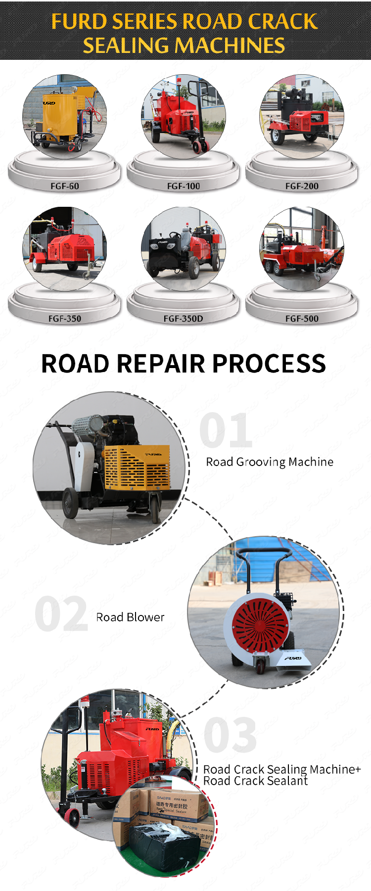 road joint sealing machine