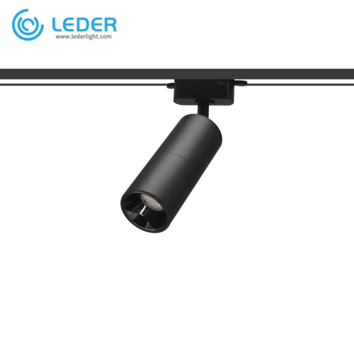 LEDER Black Hanging Track Light Fixtures