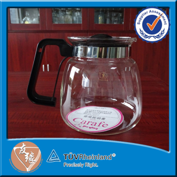 Heat resistant borosilicate glass coffe pot 1800ml cheap wholesale glass teapots