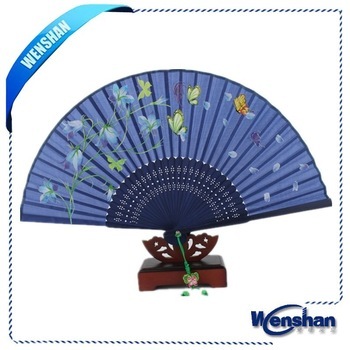 high quality silk hand fan