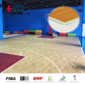 ใบรับรอง FIBA ​​7.0 มม. PVC บาสเก็ตบอลพื้นกีฬา