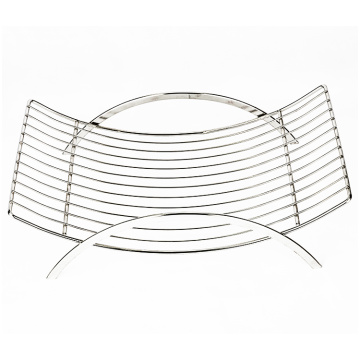 Metal Wire Countertop Fruit Bowl Basket Holder Stand