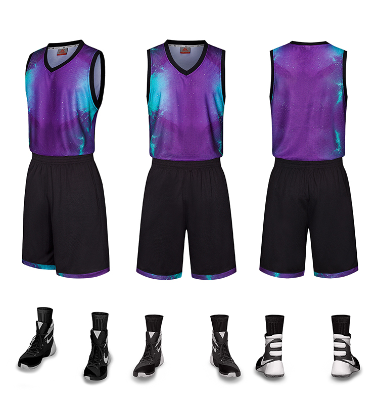 Unique basketball uniform for men