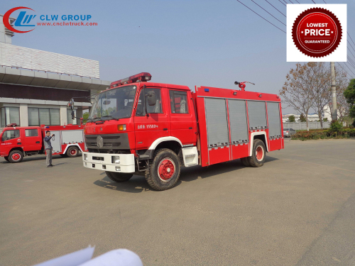 Tout nouveau camion de pompiers en mousse DFAC 5500litres