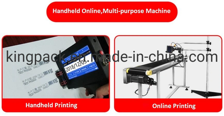 Handhold Date Printer Machine for Carton/PE Bag/Paper Bag Coding with English and Arabic