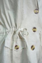 Women's linen casual coat