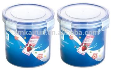 1100ml Large size plastic storage jar/funny cookie jar/plastic food jar