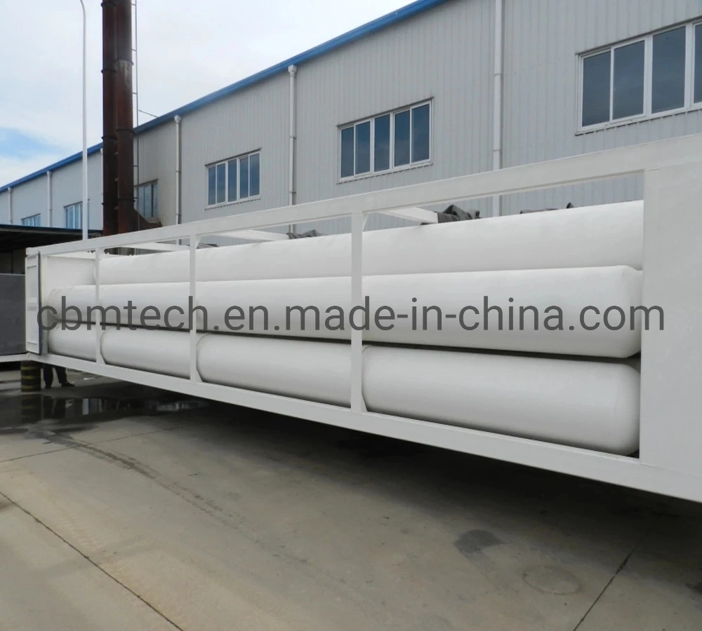 Transporting Storage CNG Gas Cylinder Tube Tanker Containers