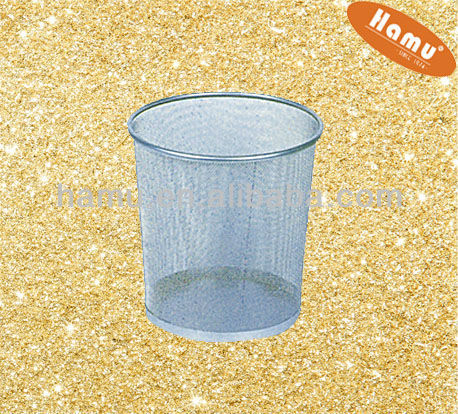 Metal Mesh Waste Paper Bin For Room/Office/Home