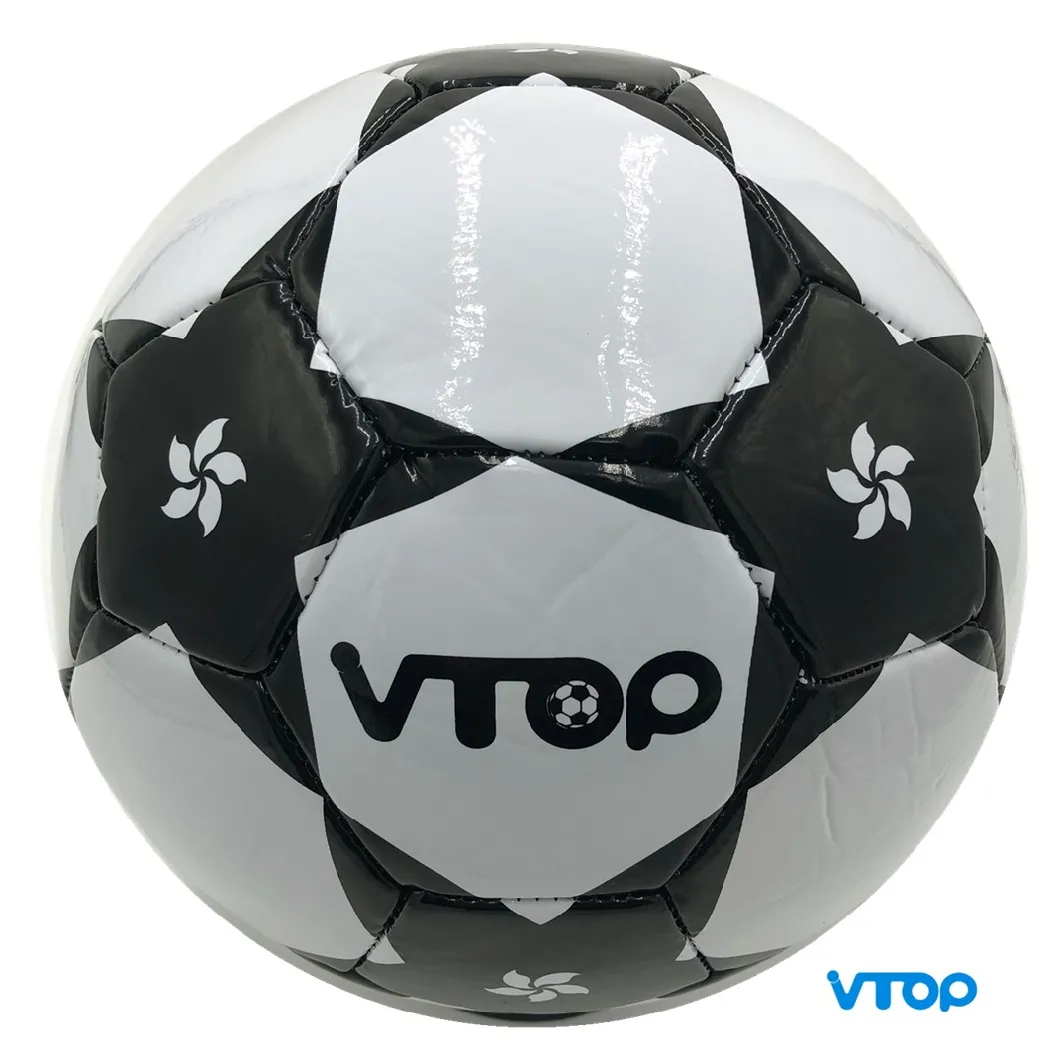 White Color Machine Stitched Soccer Ball for Sporting