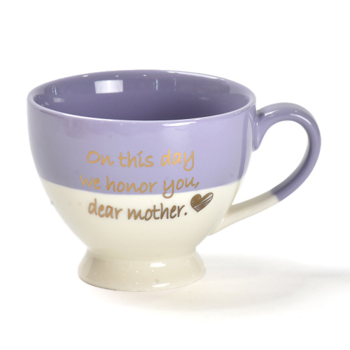 Frühstück doppelte Farbe Zwei -Ton -Kaffeetasse Kreative Kaffeetasse