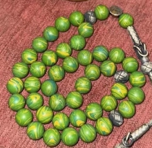 Beautiful Ebonite Rod Beads Bracelet Islamic Rosary