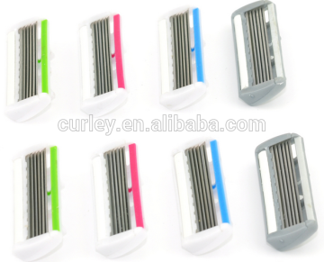 Replaceable and changeble cartridges razor blades( Model No: B1006)