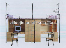 Twin Queen Metal Bunk Beds With Powder Coating