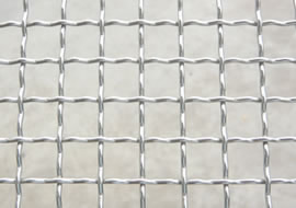 galvanized crimped wire mesh 