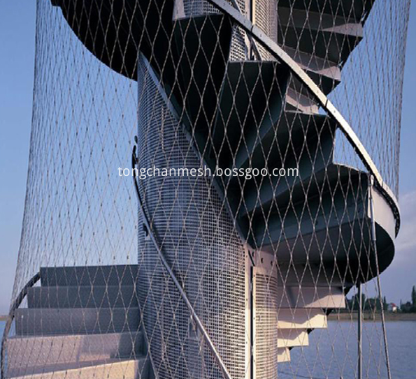 Clôture de corde d'acier inoxydable Stainless Steel Rope Fencing