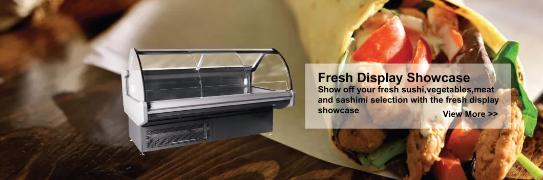 Supermarket Deli Case Display Refrigerator Showcase