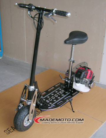 43CC Foldable Gas Scooter with Steel Board