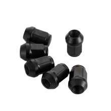 Black M12x1.5 Lug Nut Accessories - Wheel Nut Indicator Hub Nut