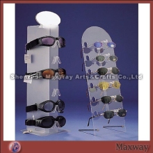Transparent acrylic/PMMA sunglasses holder/display rack