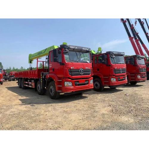 Truk muatan lurus lurus truk mounted crane