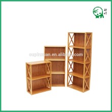 New Fashion Bookcase 4 Tier Bamboo Book Shelf