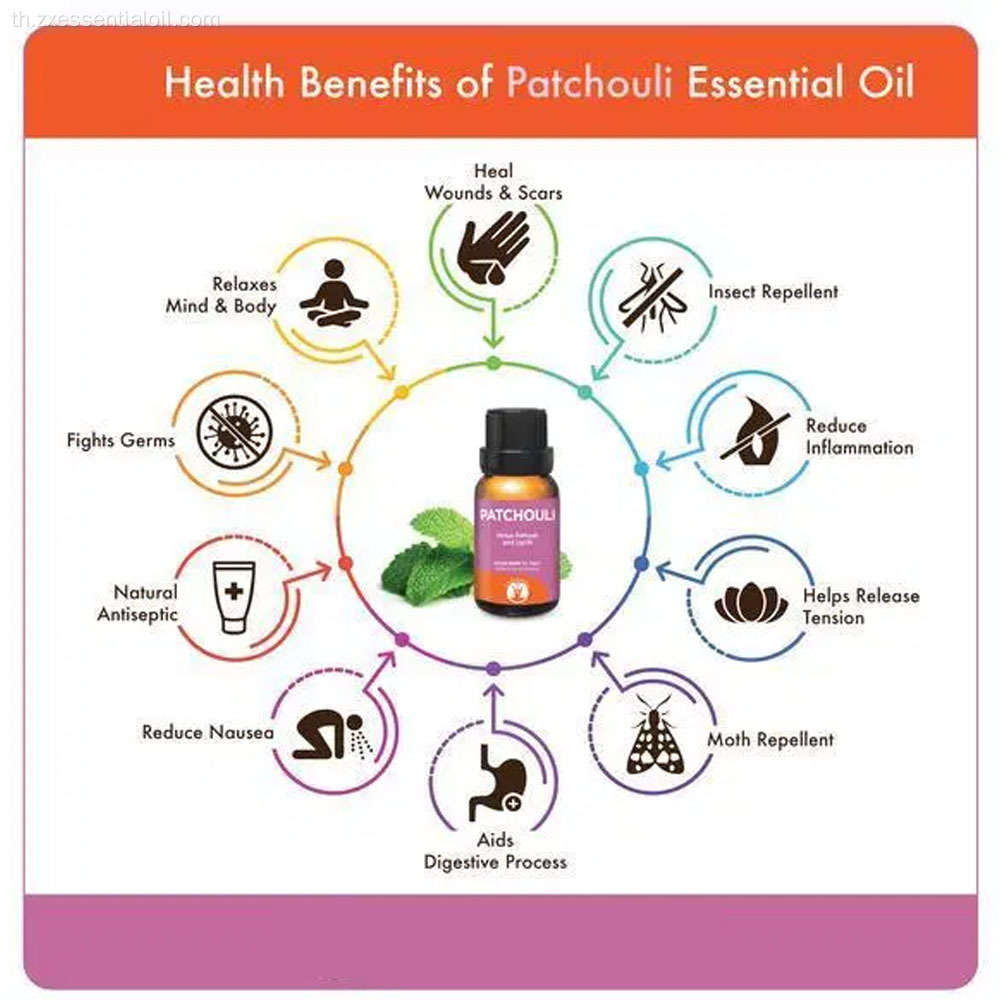 ขายส่ง OEM / ODM อินทรีย์ patchouli น้ำมันหอมระเหย