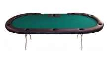 Custom Folding Leg Poker Table with Dealer Position