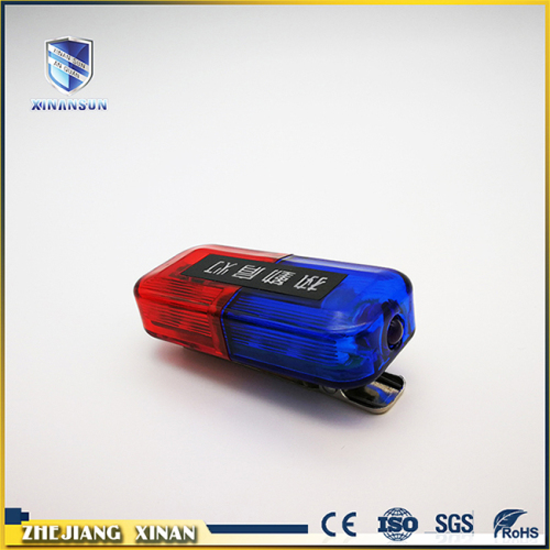 red blue strobe safety warning shoulder lamp