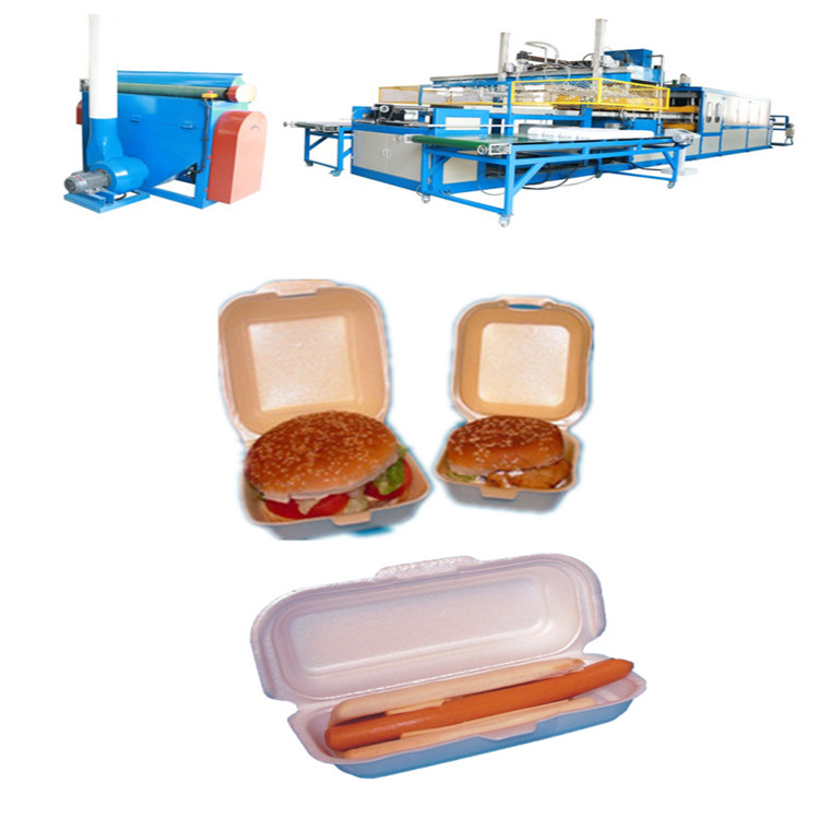 Fully automatic ps thermocol plate making machine with robot