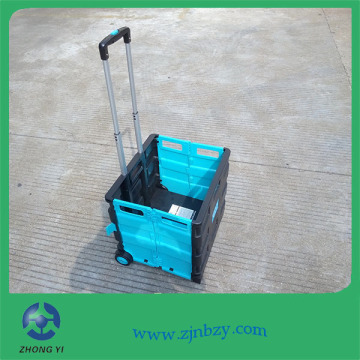 Plastic Collapsible Shopping Trolley