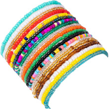 Wholesale Bohemian 21cm-24cm Beaded Bracelet Collection: Handmade Colorful Women's Beach Jewelry for Summer Vacations