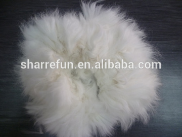 Spiky Angora Rabbit Hair White AAA