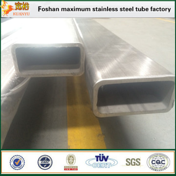 Stainless steel pipe AISI316l rectangle polished tubing
