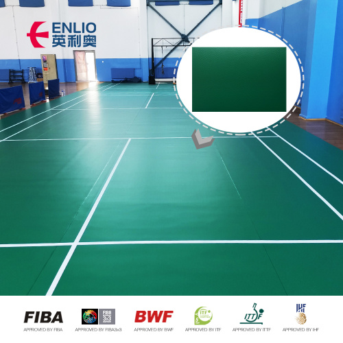 Lantai lapangan bulu tangkis PVC Filipina