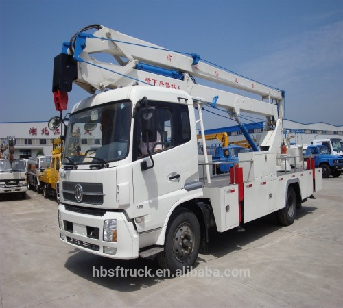 Dongfeng 20 metros gaiola aérea hidráulica da fábrica original para venda