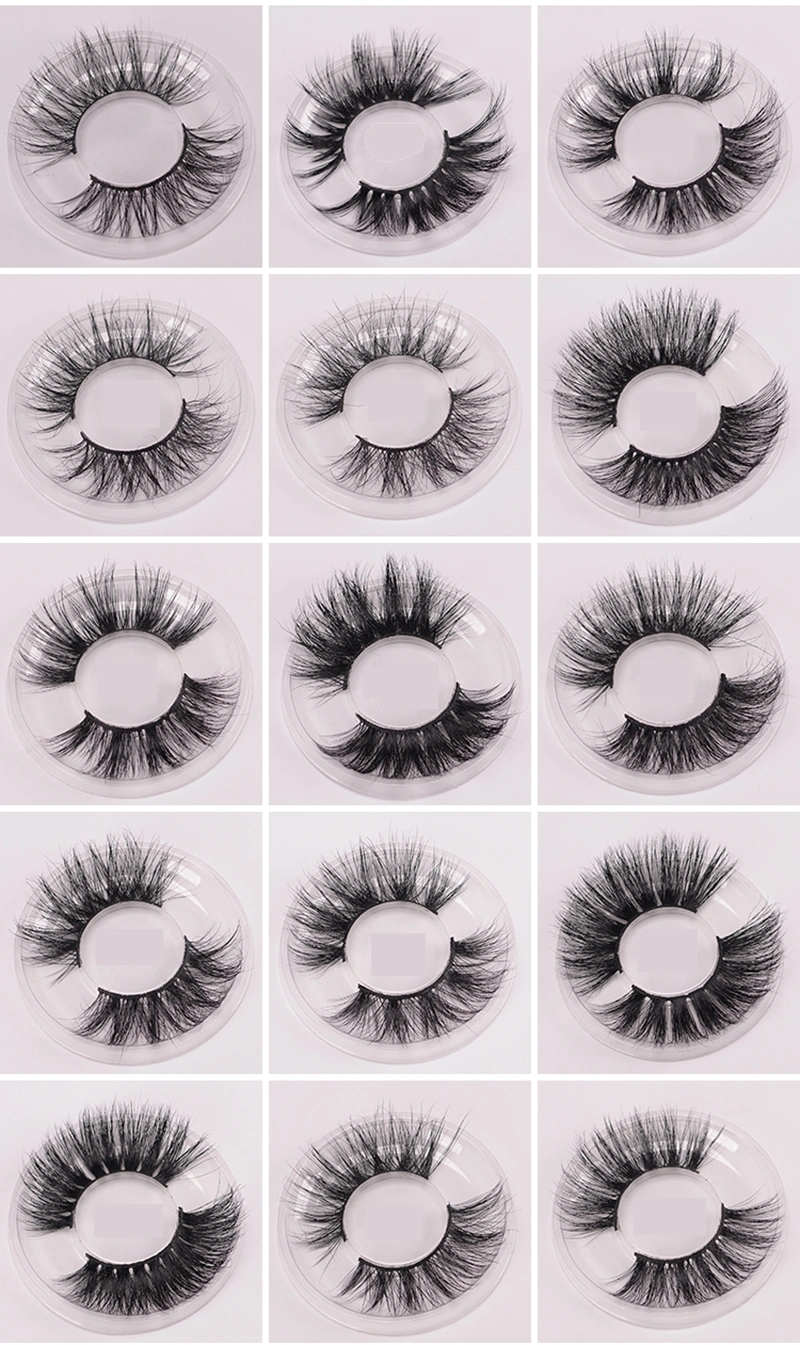 Highest Quality Affordable Pricesblack Cotton Band Wholesale Eyelashes with Real Mink Material