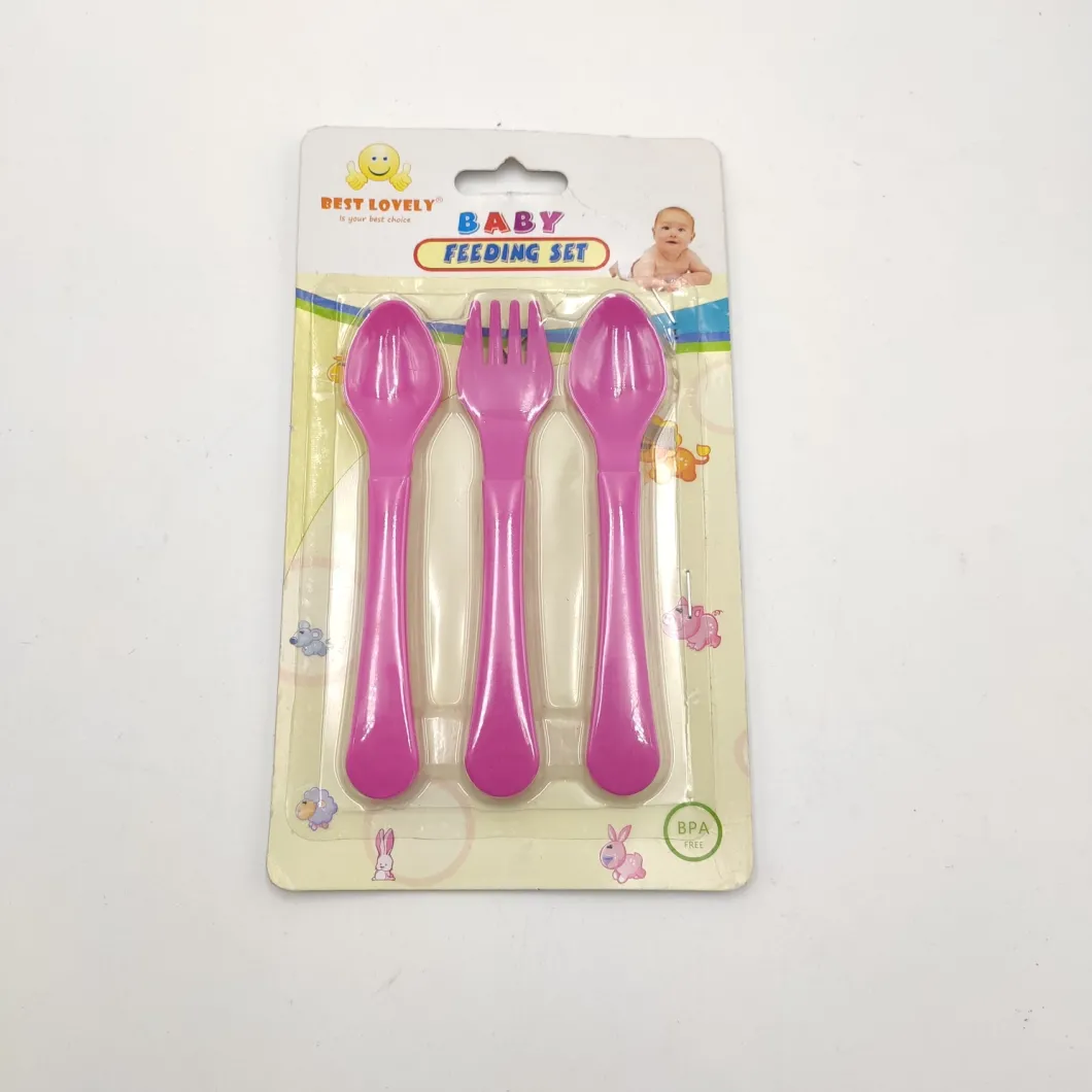 3PC Fork Spoon Set Baby Feeding Products