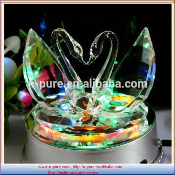 wedding popular decoration crystal swan