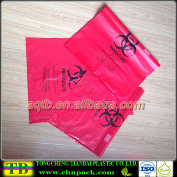Hot Sale LDPE Plastic Red Biohazardous Can Liner