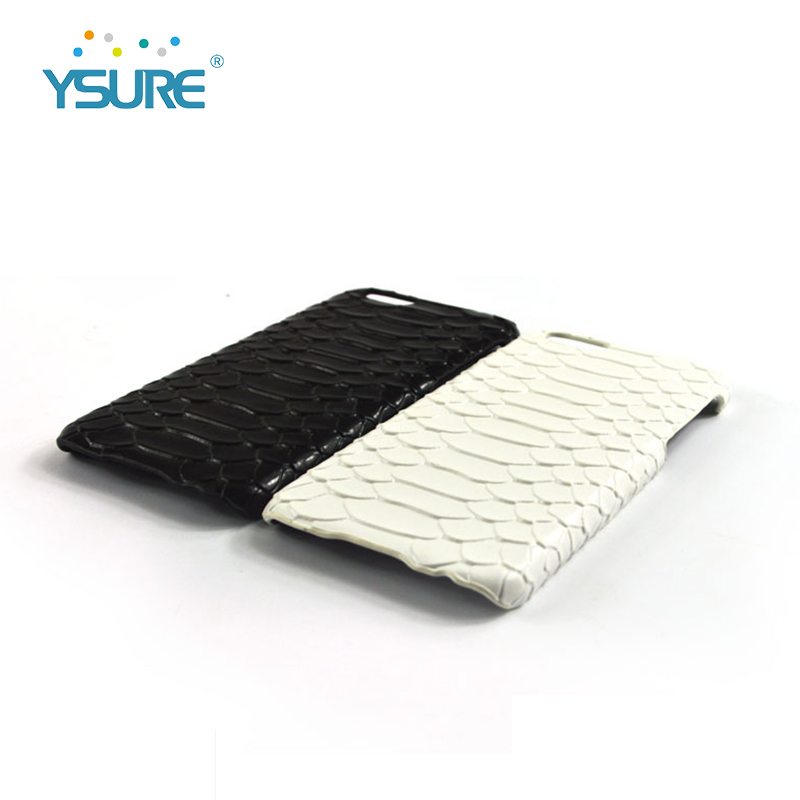 Anti knock back cover Super thin oem python skin custom eco white phone case