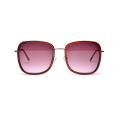 Trendy gecombineerde metaal fulli rim tr90 mode -bril voor vrouwen