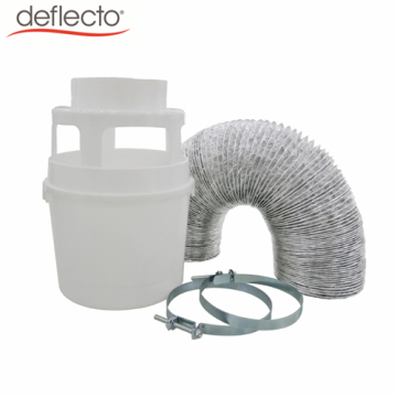 4" Tumble Dryer Venting Kit with Flexible Duct Hose for Laundry Dryer