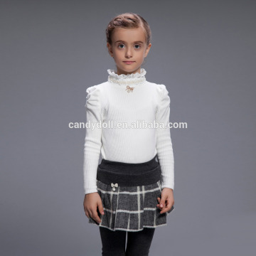 Italy Boutique Style Girls Render Shirt Italian Knit Shirts Dress Shirt