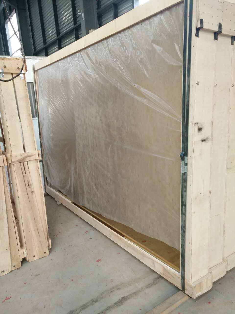 Qingdao Building glass factory 4MM 5MM 6MM 24K Golden Reflective Glass high quality