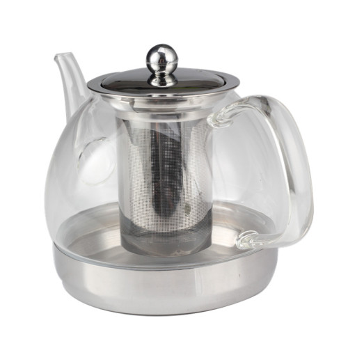 Pote de cristal del té de la venta caliente