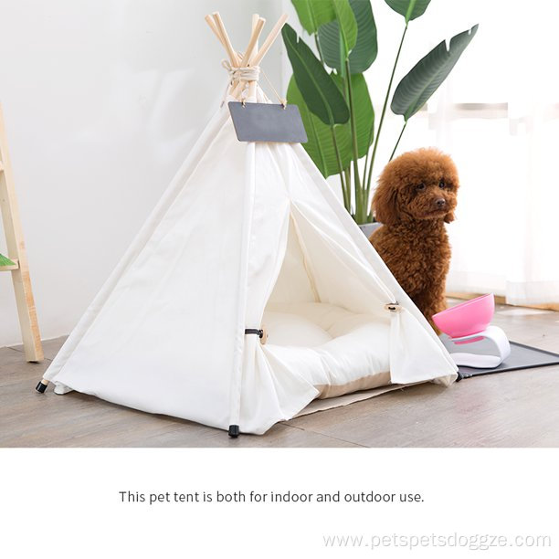 Dog House Animals Pet Teepee Bed Comfortable