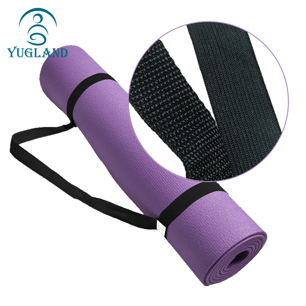 yugland free sample colorful oem custom cotton organic stretching yoga strap