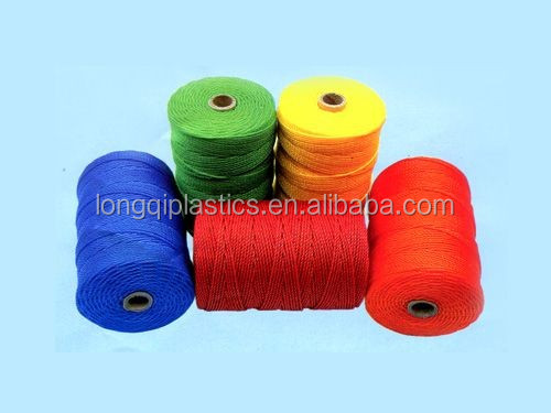 2mm,3mm ,4mm,5mm,6mm PP and polyethylene twisted monofilament rope in 100YD/200YD per coil